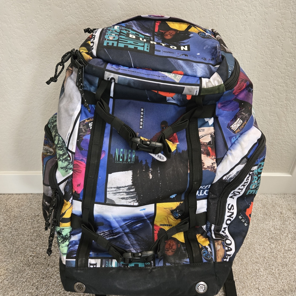 Burton Multi-Color Graphic Snowboard Backpack
